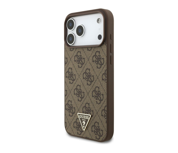 Guess 4G Strap Triangle Logo MagSafe do iPhone 17 Pro Max brązowy - 1365512 - zdjęcie 3